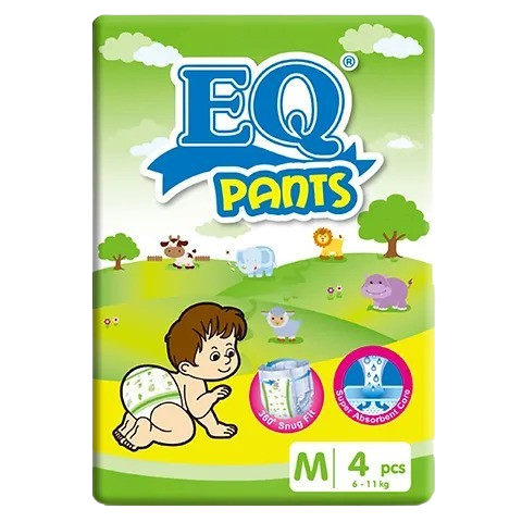 [GR-T10192-DIAP-CAT00078] EQ Pants Mini Medium 4s 