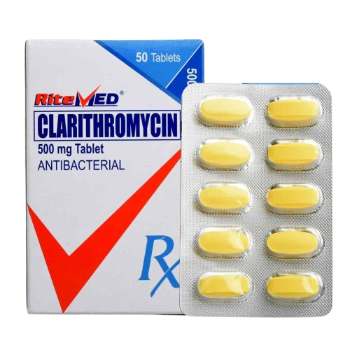 [RX-T10024-ABIO-CAT00024] RM Clarithromycin (Clarithromycin) 500mg Tablet