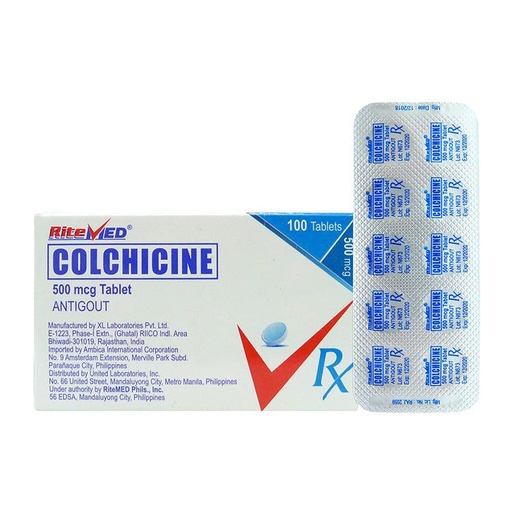 [RX-T11172-PAIN-CAT00215] RM Colchicine (Colchicine) 500mcg Tablet