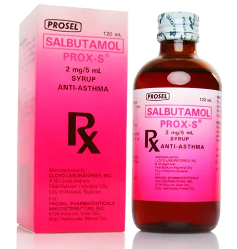 [RX-T11225-RESP-CAT00168] Prox-S (Salbutamol) Syrup 60mL 