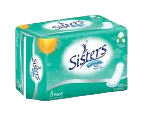 [GR-T10255-DIAP-CAT00141] Sisters Day Maxi No Wings 8's Green