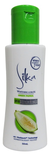 [GR-T10895-SNB-CAT00237] Silka Green Papaya Lotion SPF 10 50ml 