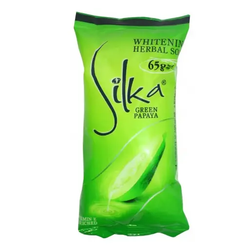 [GR-T10959-SNB-CAT00301] Silka Green Papaya Soap 65g 