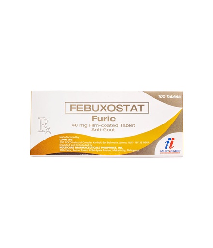[RX-T11174-PAIN-CAT00217] Furic (Furosemide) 40mg Tablet 
