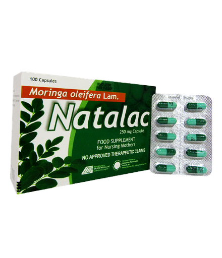[OTC-T10659-VITF-CAT00310] Natalac (Malunggay Leaf Extract) 250mg Capsule