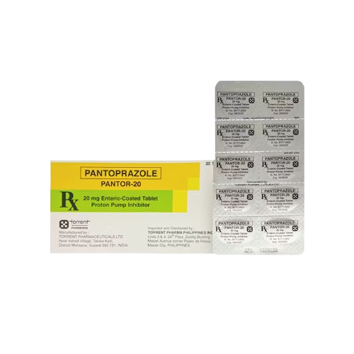 [RX-T10883-GIT-CAT00121] Pantor (Pantoprazole Sodium) 20mg Tablet