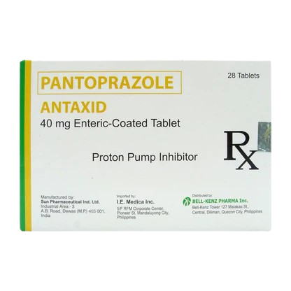[RX-T10911-GIT-CAT00149] Antaxid (Pantoprazole) 40mg Tablet 