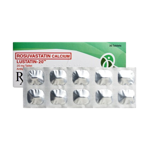 [RX-T10652-CARDI-CAT00259] Lustatin 20 (Rosuvastatin Calcium) 20mg Tablet 