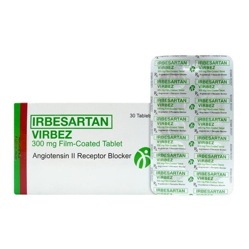 [RX-T10587-CARDI-CAT00194] Virbez (Irbesartan) 300mg Tablet 