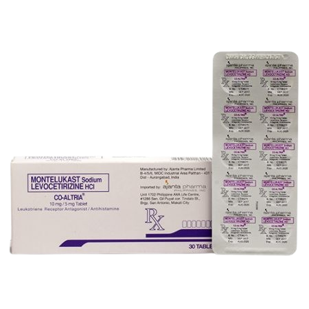 [RX-T11271-RESP-CAT00214] Co-Altria (Montelukast + Levocetirine) 10mg/5mg Tablet