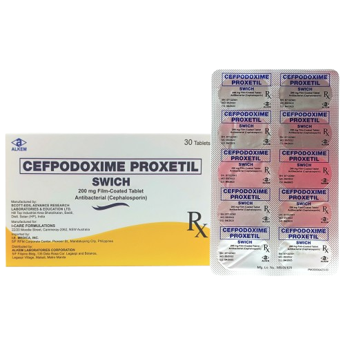 [RX-T10175-ABIO-CAT00175] Swich (Cefpodoxime Proxetil) 200mg tablet