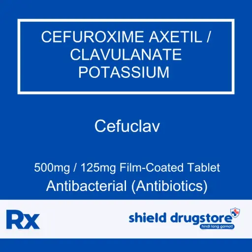[RX-T10130-ABIO-CAT00130] Cefuclav 500mg/125mg Film-coated Tablet 