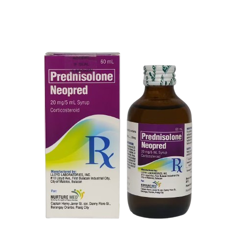 [RX-T11403-RESP-CAT00346] Neopred (Prednisolone) 20mg/5ml Syrup 60ml