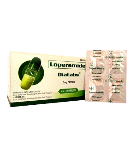 [OTC-T10035-GIT-CAT00032] Diatabs (Loperamide Hydrochloride) 2mg Capsule 