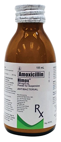[RX-T10155-ABIO-CAT00155] Himox (Amoxicillin) 250mg/5ml Suspension 105ml