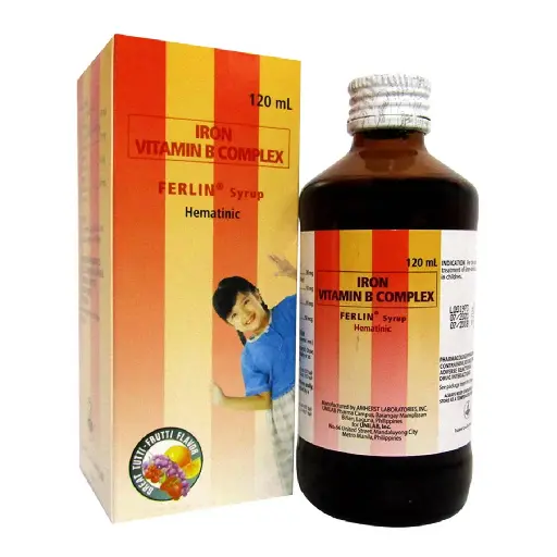 [OTC-T10718-VITF-CAT00369] Ferlin (Ferrous Sulfate) Syrup, 120ml