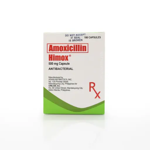 [RX-T10208-ABIO-CAT00208] Himox (Amoxicillin) 500mg Capsule