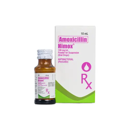 [RX-T10221-ABIO-CAT00221] Himox (Amoxicillin) 100mg/ml Oral Drops 10ml