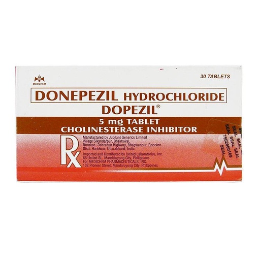 [RX-T11047-NEURO-CAT00174] Dopezil (Donepezil Hydrochloride) 5mg Tablet