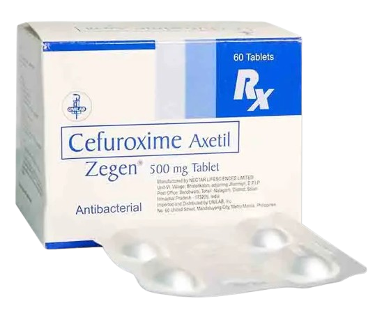 Zegen (Cefuroxime Axetil) 500mg Tablet | Shield Drugstore Online