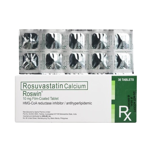 [RX-T10476-CARDI-CAT00083] Roswin (Rosuvastatin) 10mg Tablet 