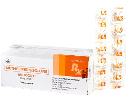 [RX-T11338-RESP-CAT00281] Metcort (Methylprednisolone) 16mg Tablet 