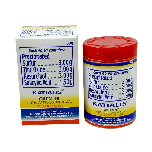 [OTC-T10340-STOP-CAT00001] Katialis (Sulfur/Salicylic Acid/Zinc Oxide) 30g 