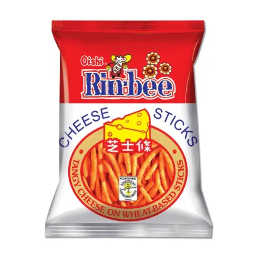 [GR-T10518-FOOD-CAT00159] Oishi Rinbee Cheese Sticks 24g 