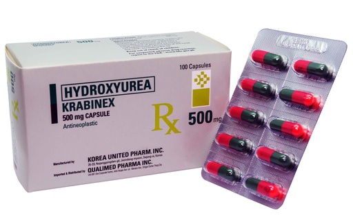 [RX-T11010-GUT-CAT00091] Krabinex (Hydroxyurea) 500mg Capsule