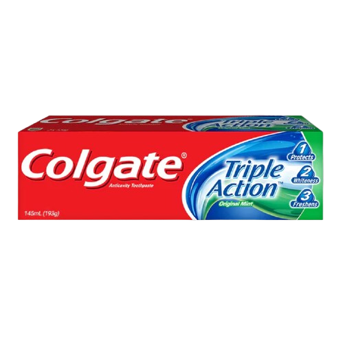 [GR-T10580-ORALC-CAT00004] Colgate Triple Action Toothpaste 193g 
