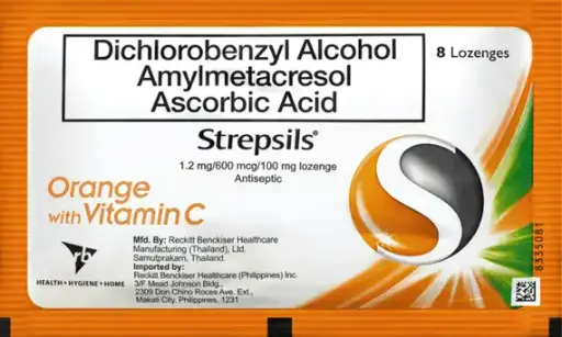 [OTC-T10185-PAIN-CAT00102] Strepsils Orange Lozenges 