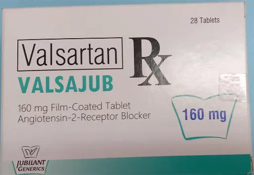 [RX-T10733-CARDI-CAT00340] Valsajub (Valsartan) 160mg Tablet 