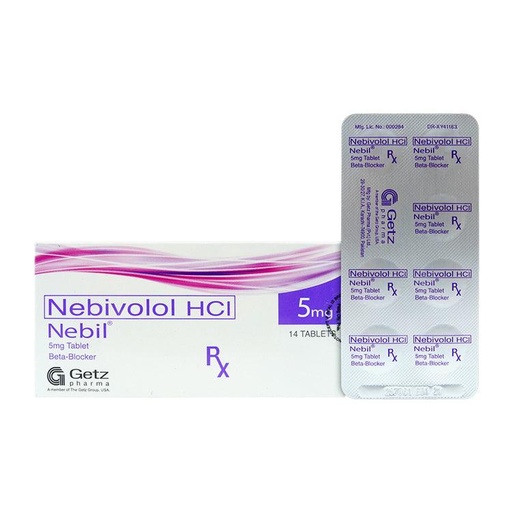 [RX-T10612-CARDI-CAT00219] Nebil (Nebivolol) 5mg tablet 