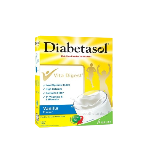 [MN-T10001-AMILK-CAT00001] Diabetasol Vanilla Flavored Nutritional Powder 180g 