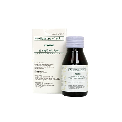 [OTC-T10519-VITF-CAT00170] Stimuno 25mg/5ml Syrup 60ml 