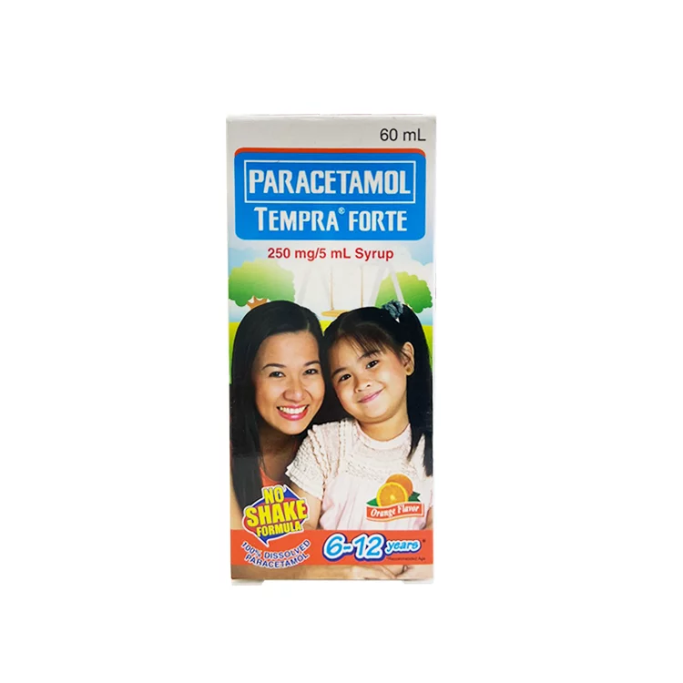 [OTC-T10150-PAIN-CAT00067] Tempra (Orange) Forte (Paracetamol) 250mg/5ml Syrup 60ml