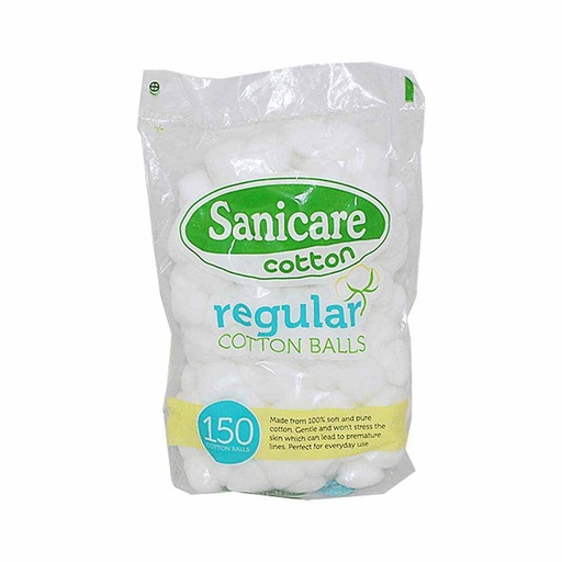 [GR-T10119-COT-CAT00040] Sanicare Cotton Balls 150's