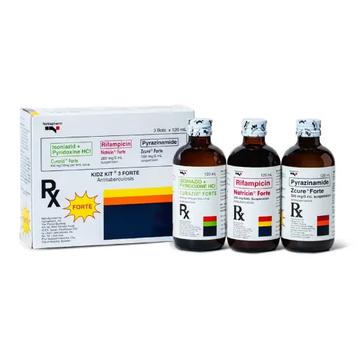 [RX-T11618-ABIO-CAT00345] Kidz Kit 3 Forte (rifampicin + isoniazid + pyrazinamide) 120ml syrup