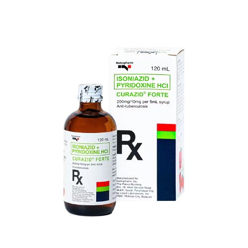[RX-T11613-ABIO-CAT00342] Curazid Forte (isoniazid) 200mg/5mL syrup 120mL