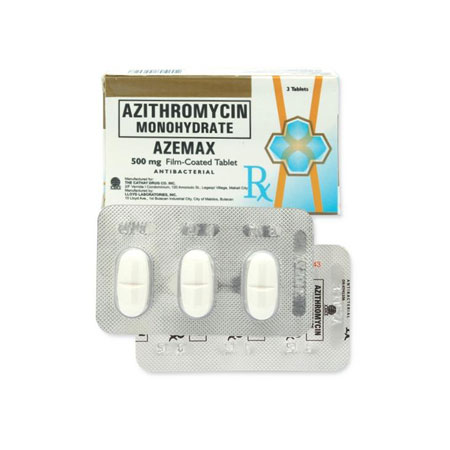 [RX-T10147-ABIO-CAT00147] Azemax (Azithromycin) 500mg Tablet