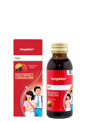 [OTC-T10477-VITF-CAT00128] Sangobion Kids (Iron + Multivitamins) Syrup 100ml