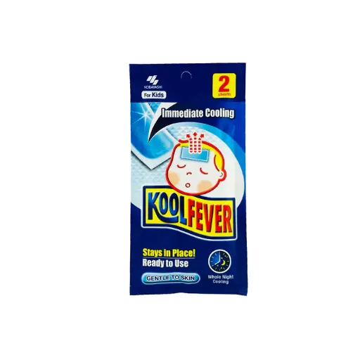 [GR-T10354-DISPO-CAT00158] Kool Fever Kids (Cooling Gel Sheets) Pack of 2