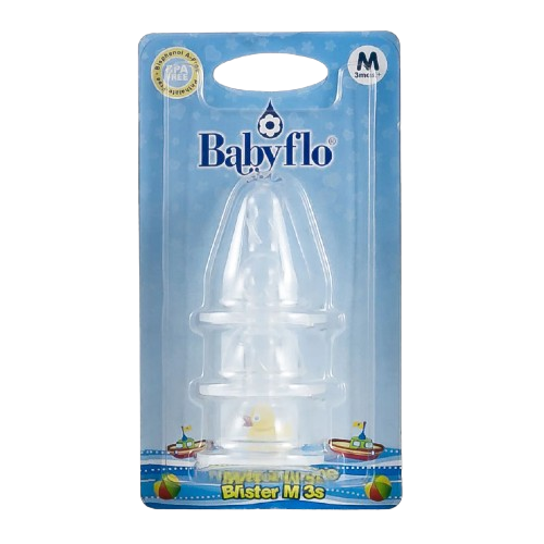 [GR-T10645-PLAST-CAT00001] Babyflo Silicone Nipple M 