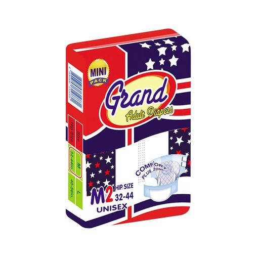 [GR-T10264-DIAP-CAT00150] Grand Adult Diaper M 2's