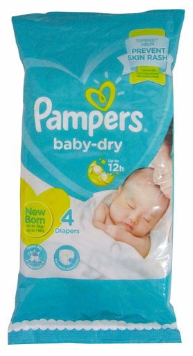 [GR-T10166-DIAP-CAT00052] Pampers Baby Dry Newborn 4s 
