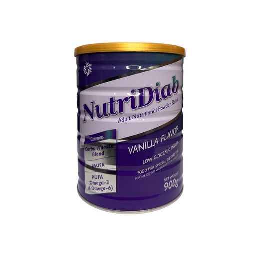 [MN-T10012-AMILK-CAT00012] Nutridiab Vanilla 900g 