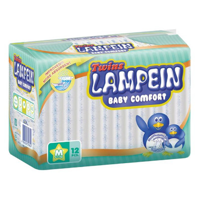 [48GR-T11137-DIAP-CAT00213] Lampein Budget Pack Medium 12's 