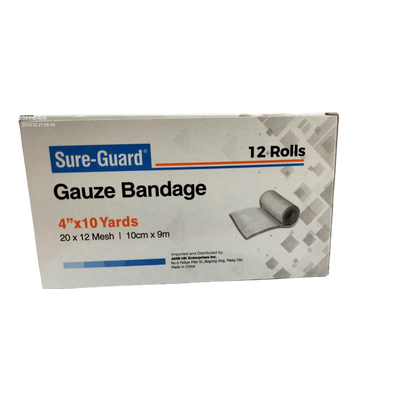[MS-T10598-WC-CAT00029] Sure-Guard gauze bandage 4" x 10 yds. [10 cm]