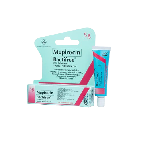 [RX-T11440-STOP-CAT00022] Bactifree (mupirocin) 2% ointment 5g 
