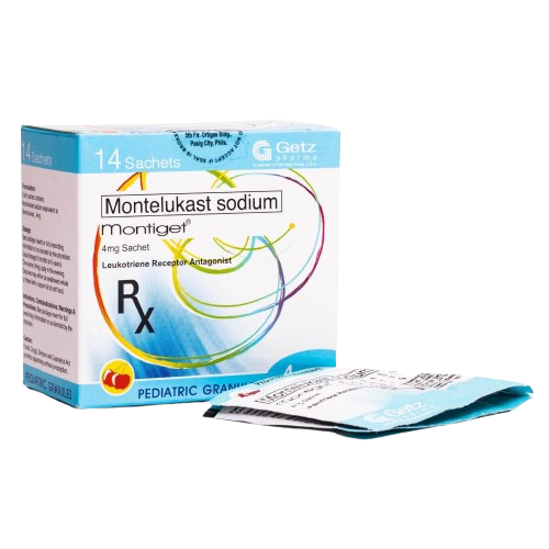 [RX-T11405-RESP-CAT00348] Montiget (Montelukast) 4mg granules 